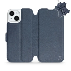 Phone Case Apple iPhone 15 - Design Blue Leather