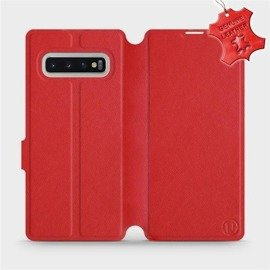 Hülle für Samsung Galaxy S10 Plus - Farbe Red Leather