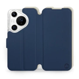Phone Case Huawei Pura 70 Pro - Design Navy with Platinum