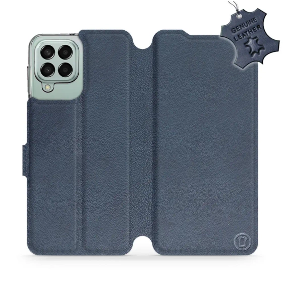 Hülle für Samsung Galaxy M33 5G - Farbe Blue Leather