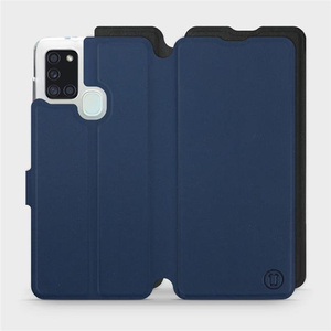 Phone Case Samsung Galaxy A21S - Design Navy with Black