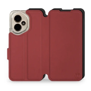 Phone Case Huawei Honor 400 - Design Dark Red with Black