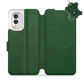 Phone Case Nokia X30 5G - Design Green Leather