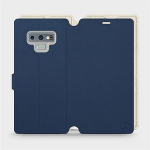 Phone Case Samsung Galaxy Note 9 - Design Navy with Platinum