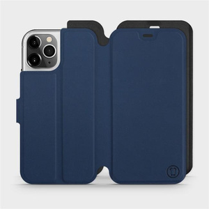 Etui Soft Touch do Apple iPhone 12 Pro - wzór Głęboki granat z czernią