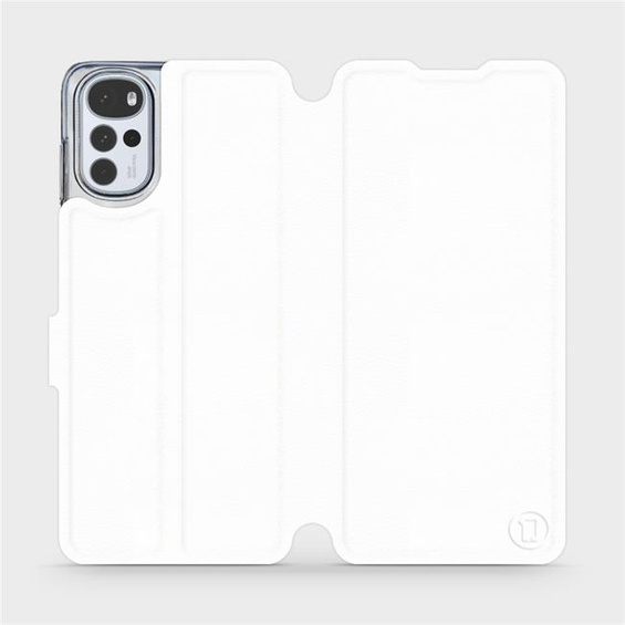 Phone Case Motorola Moto G22 - Design White&Orange