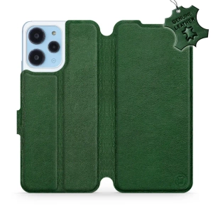 Phone Case Xiaomi Redmi 12 - Design Green Leather