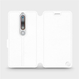 Phone Case Nokia 6.1 - Design White&Gray