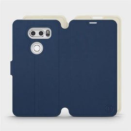 Phone Case LG V30 - Design Navy with Platinum