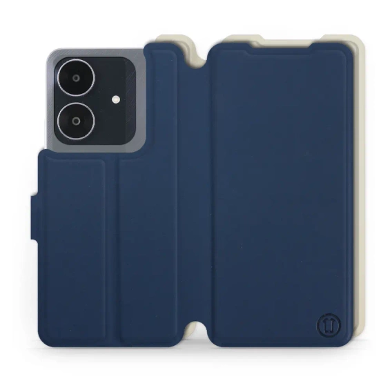 Phone Case Realme Note 60 - Design Navy with Platinum