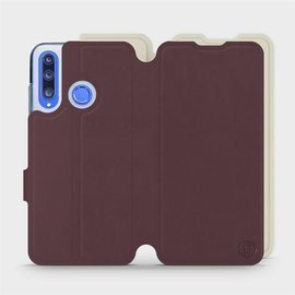 Phone Case Huawei Honor 20 Lite - Design Burgundy with Platinum