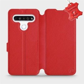 Phone Case LG K61 - Design Red Leather