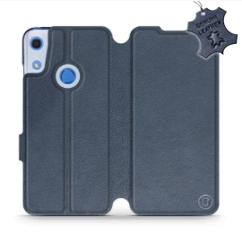 Phone Case Huawei Y6S - Design Blue Leather