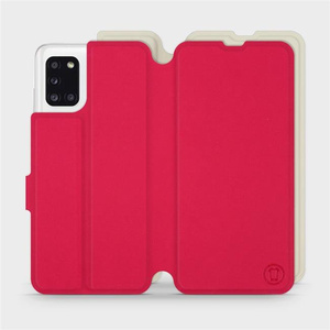 Phone Case Samsung Galaxy A31 - Design Red with Platinum