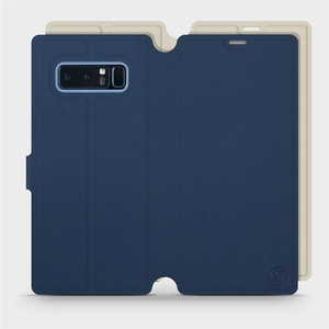 Phone Case Samsung Galaxy Note 8 - Design Navy with Platinum