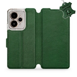 Hülle für Realme 15 5G - Farbe Green Leather