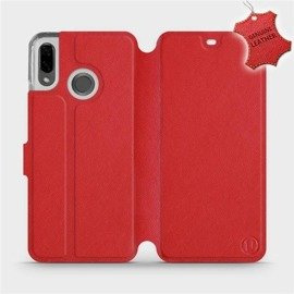 Phone Case Huawei Nova 3 - Design Red Leather