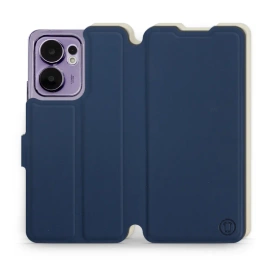 Phone Case OPPO Reno 13 F 5G - Design Navy with Platinum