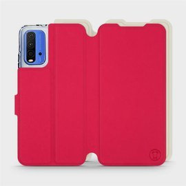 Phone Case Xiaomi Redmi 9T - Design Red with Platinum