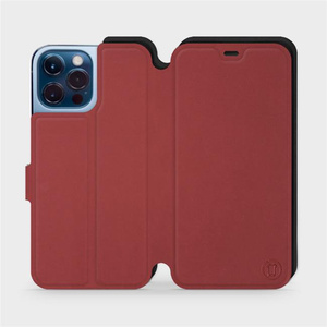 Etui Soft Touch do Apple iPhone 13 Pro Max - wzór Zachodząca czerwień z czernią