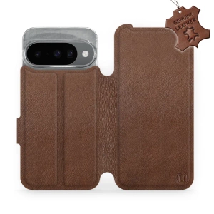 Phone Case Google Pixel 10 - Design Brown Leather