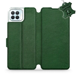 Phone Case OPPO Reno 4 Lite - Design Green Leather