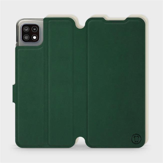 Etui Soft Touch do Samsung Galaxy A22 5G - wzór Miejska zieleń z platyną