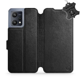 Phone Case Realme 9 - Design Black Leather