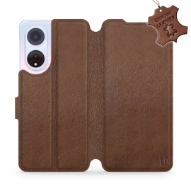 Phone Case OPPO A98 5G - Design Brown Leather