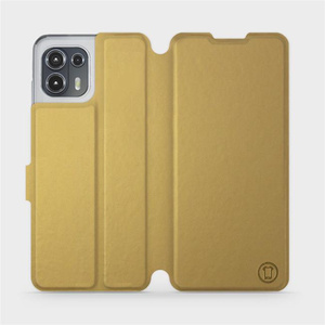 Etui do Motorola Edge 20 Lite - wzór Gold&Orange