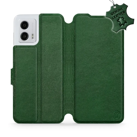 Phone Case Motorola Moto G53 5G - Design Green Leather