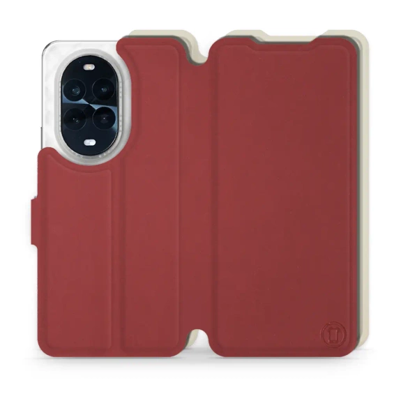 Phone Case Huawei Nova 13 Pro - Design Dark Red with Platinum