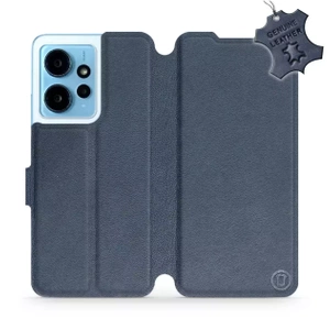 Phone Case Xiaomi Redmi Note 12 4G - Design Blue Leather