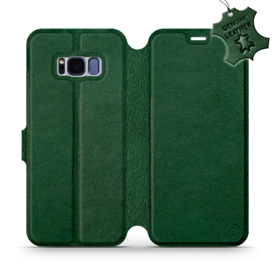 Phone Case Samsung Galaxy S8 - Design Green Leather