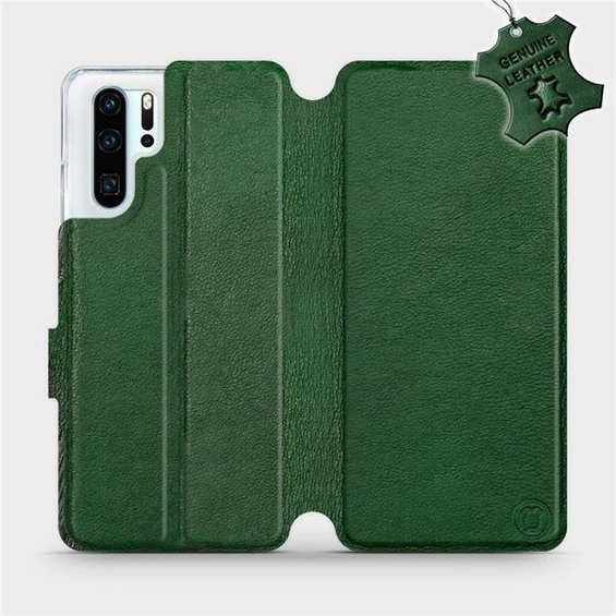 Phone Case Huawei P30 Pro - Design Green Leather