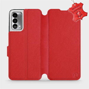 Phone Case Realme GT Master Edition - Design Red Leather