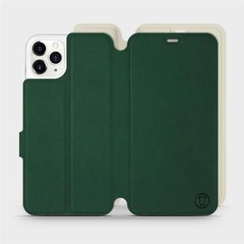 Phone Case Apple iPhone 11 Pro Max - Design Green with Platinum