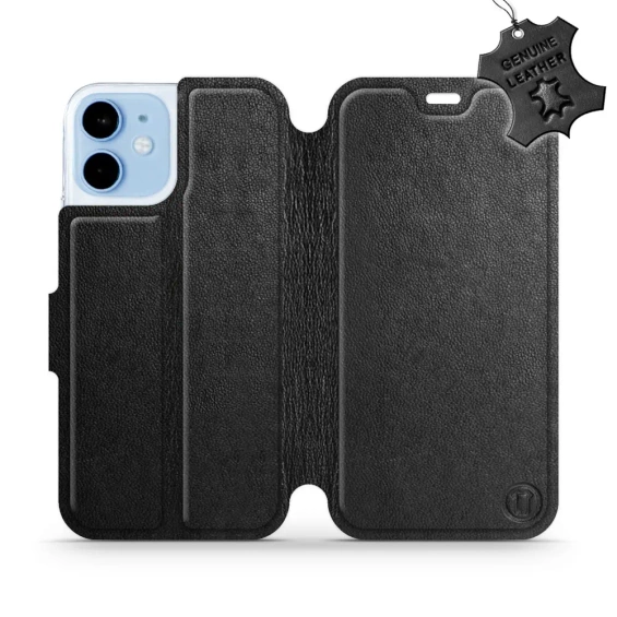 Phone Case Apple iPhone 12 mini - Design Black Leather