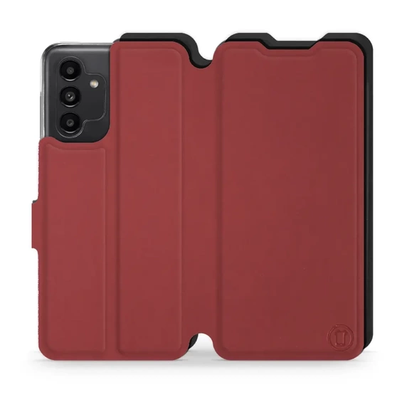 Phone Case Samsung Galaxy A13 5G - Design Dark Red with Black