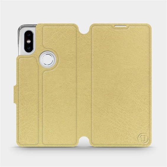 Phone Case Xiaomi Mi Mix 2S - Design Gold&Orange