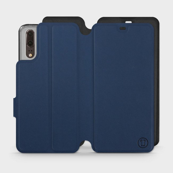 Phone Case Huawei P20 - Design Navy with Black