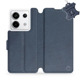 Phone Case Xiaomi Redmi Note 13 PRO - Design Blue Leather