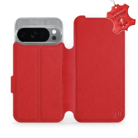 Phone Case Google Pixel 10 Pro - Design Red Leather