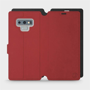 Phone Case Samsung Galaxy Note 9 - Design Dark Red with Black