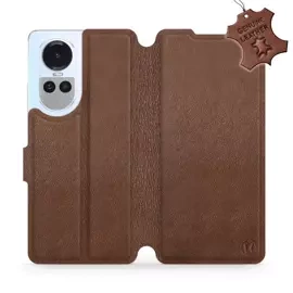 Hülle für OPPO Reno 10 5G - Farbe Brown Leather
