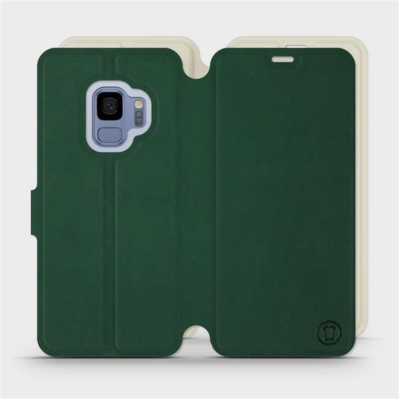 Hülle für Samsung Galaxy S9 - Farbe Grün mit Platin