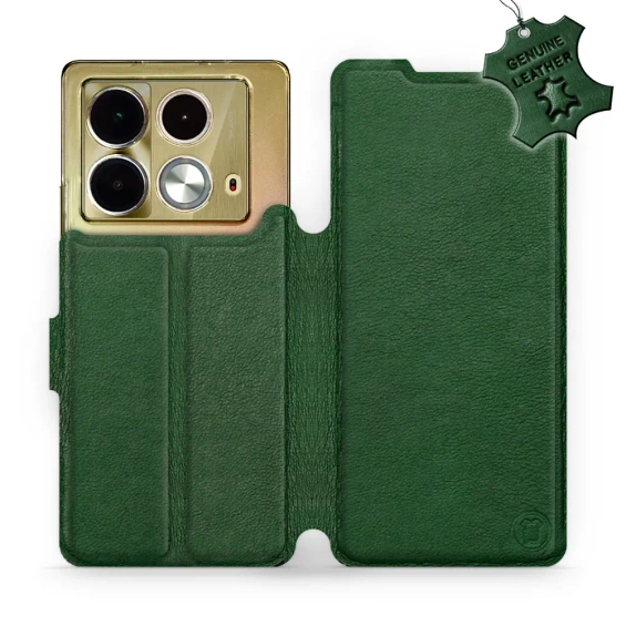 Phone Case Infinix Note 40 - Design Green Leather