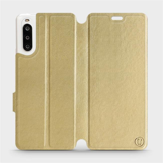 Etui do Sony Xperia 10 II - wzór Gold&Gray