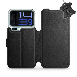 Phone Case Xiaomi 17 Pro Max - Design Black Leather