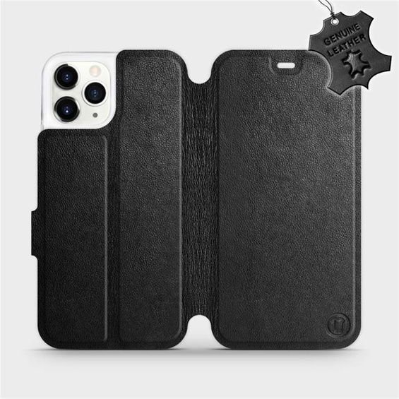 Phone Case Apple iPhone 11 Pro - Design Black Leather